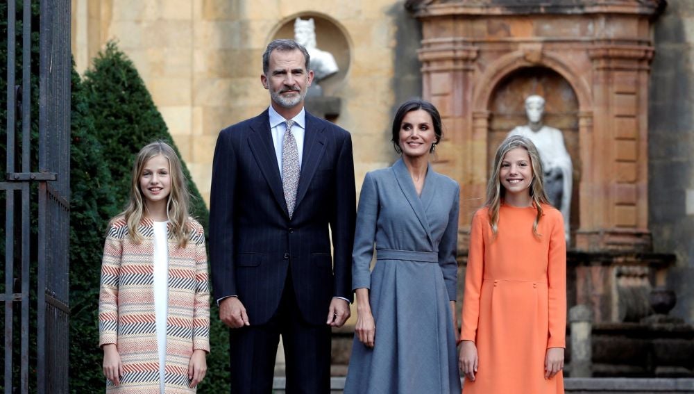 La Familia Real llega a Oviedo 