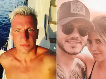 Maxi López, Wanda Nara e Icardi Maxi López, Wanda Nara e Icardi