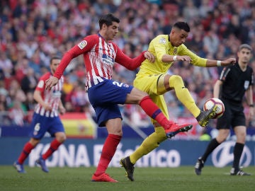 Partido entre el Atlético de Madrid y el Villarreal 