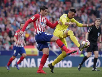 Partido entre el Atlético de Madrid y el Villarreal Partido entre el Atlético de Madrid y el Villarreal