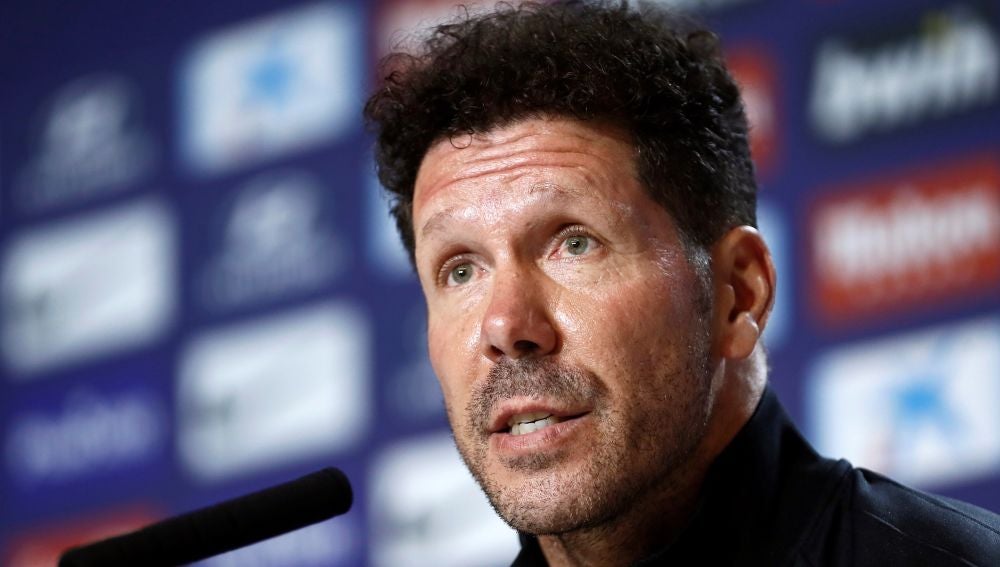 Simeone, en rueda de prensa