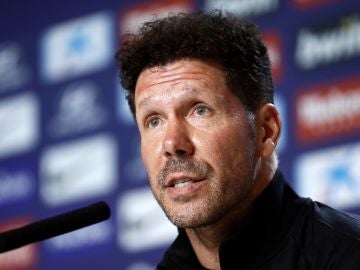 Simeone, en rueda de prensa