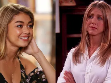 Sarah Hyland en 'Modern Family' y Jennifer Aniston en 'Friends' Sarah Hyland en 'Modern Family' y Jennifer Aniston en 'Friends'