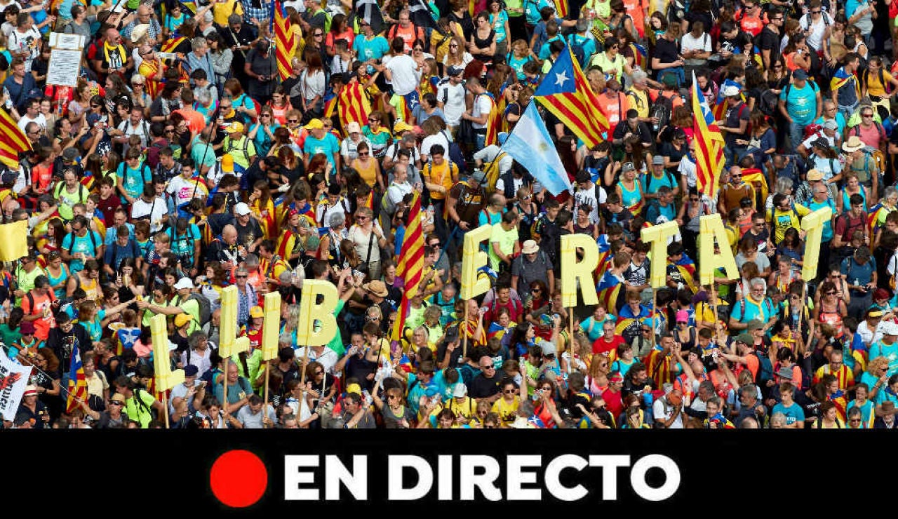Huelga Cataluña, en directo: Última hora de la manifestación en Barcelona hoy