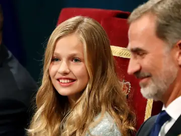 La princesa Leonor, en la ceremonia de entrega de los Premios Princesa de Asturias 2019 La princesa Leonor, en la ceremonia de entrega de los Premios Princesa de Asturias 2019