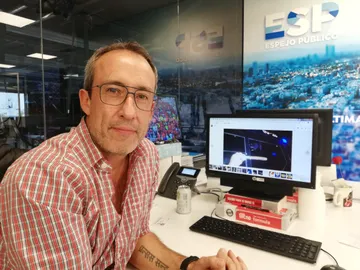 El periodista Alfonso Egea. El periodista Alfonso Egea.