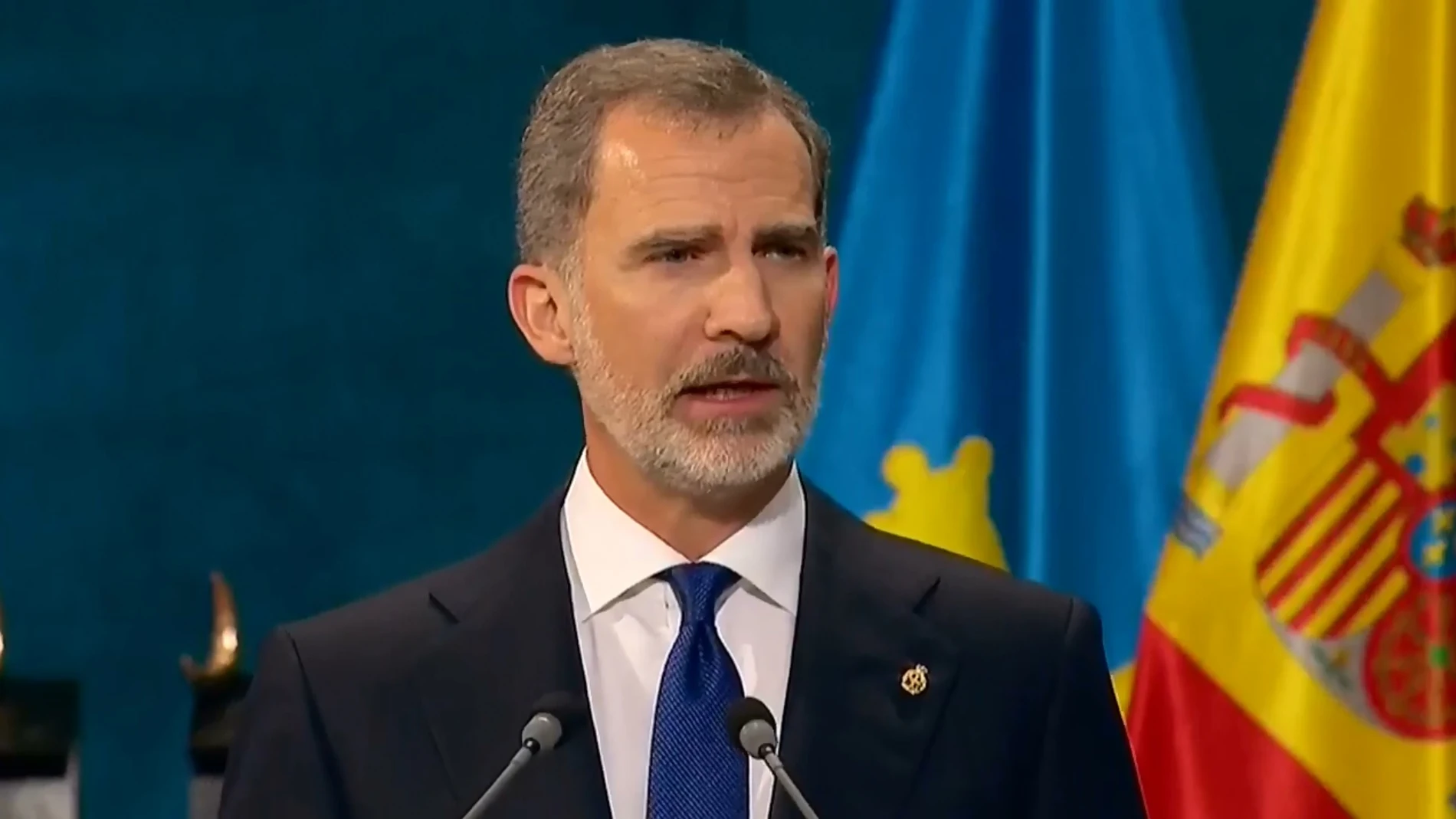 El Rey Felipe pronuncia su discurso en los Premios Princesa de Asturias El Rey Felipe pronuncia su discurso en los Premios Princesa de Asturias