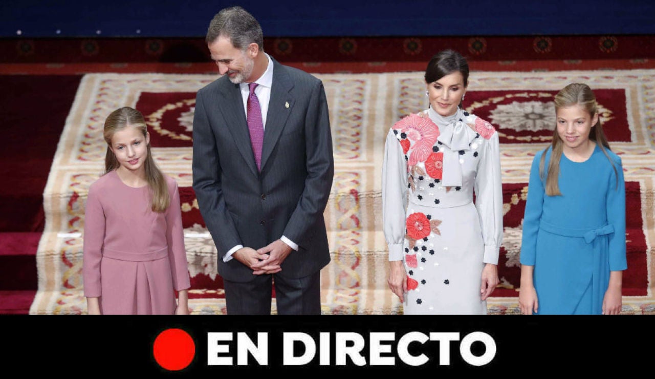 Premios Princesa de Asturias 2019: Ceremonia, Letizia y el discurso de Leonor, en directo Premios Princesa de Asturias 2019: Ceremonia, Letizia y el discurso de Leonor, en directo