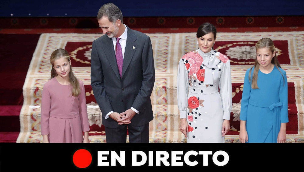 Premios Princesa de Asturias 2019: Ceremonia, Letizia y el discurso de Leonor, en directo