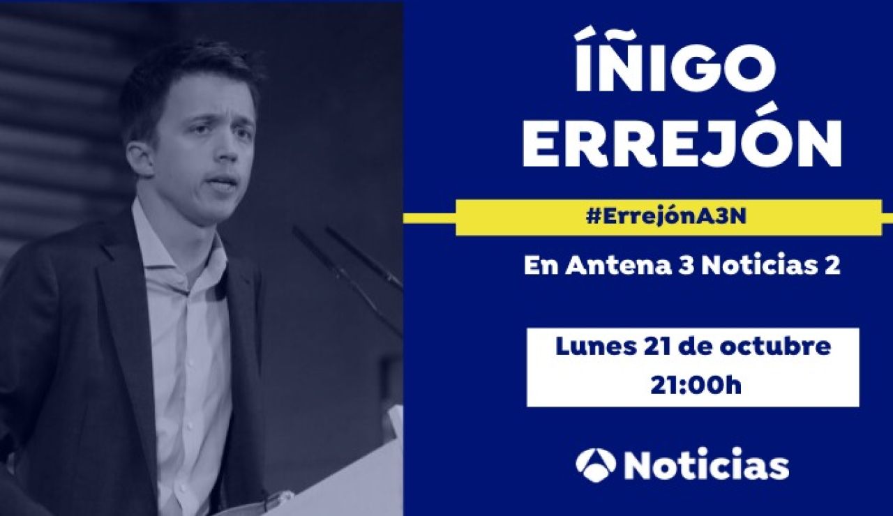 Íñigo Errejón será entrevistado por Vicente Vallés Íñigo Errejón será entrevistado por Vicente Vallés
