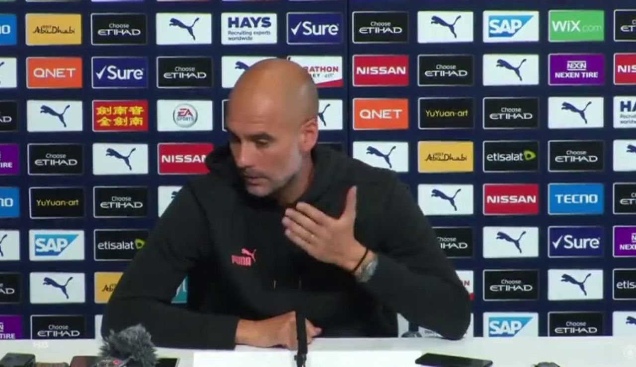 Guardiola: "Es necesario que Europa intervenga en el conflicto entre España y Cataluña" Guardiola: "Es necesario que Europa intervenga en el conflicto entre España y Cataluña"