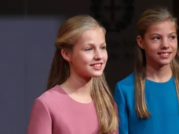 La princesa Leonor y la infanta Sofía La princesa Leonor y la infanta Sofía