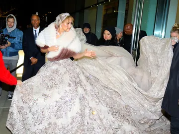 El asombroso vestido de novia de Jennifer Lopez El asombroso vestido de novia de Jennifer Lopez