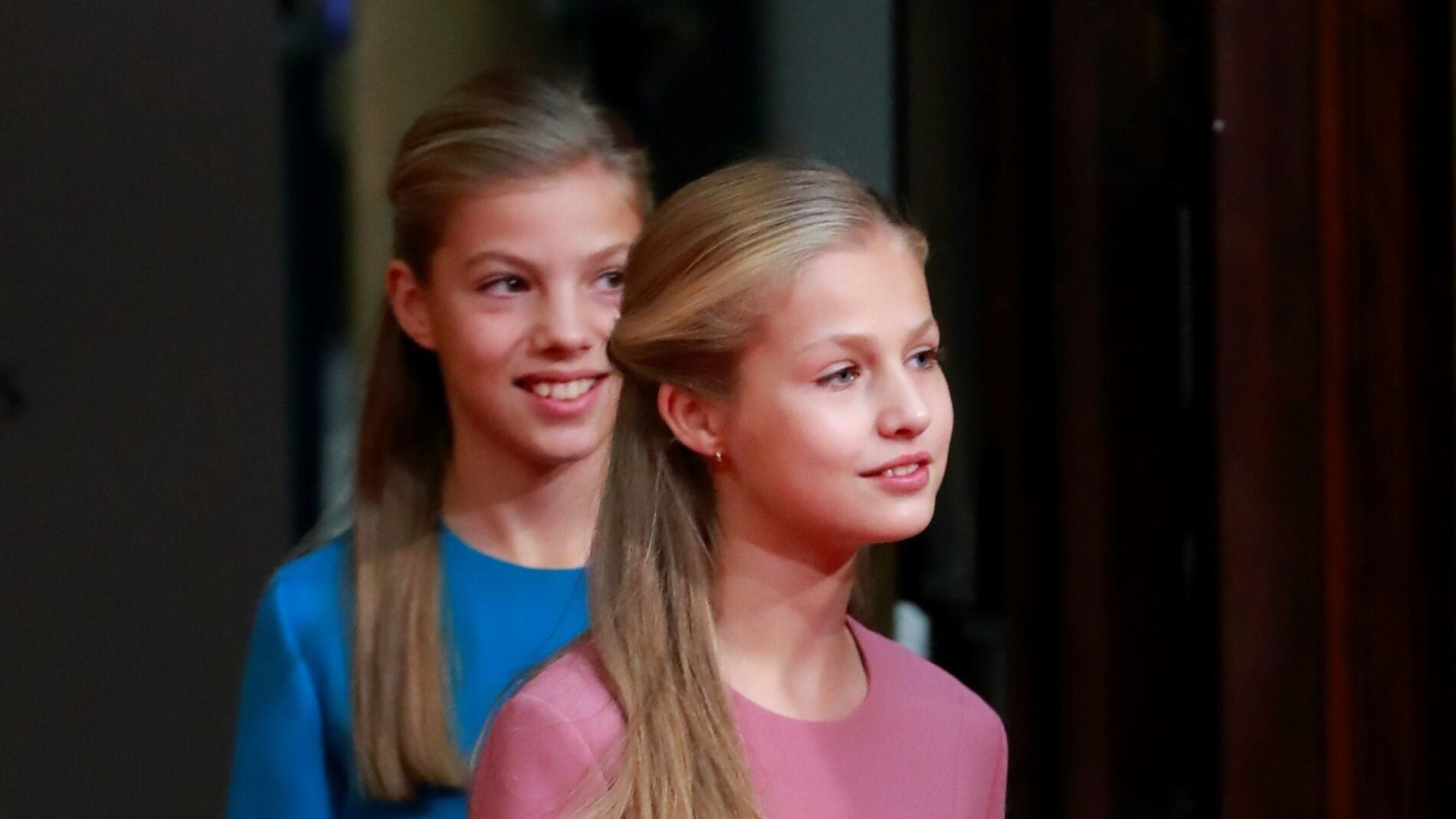 La princesa Leonor y la infanta Sofía en Oviedo.