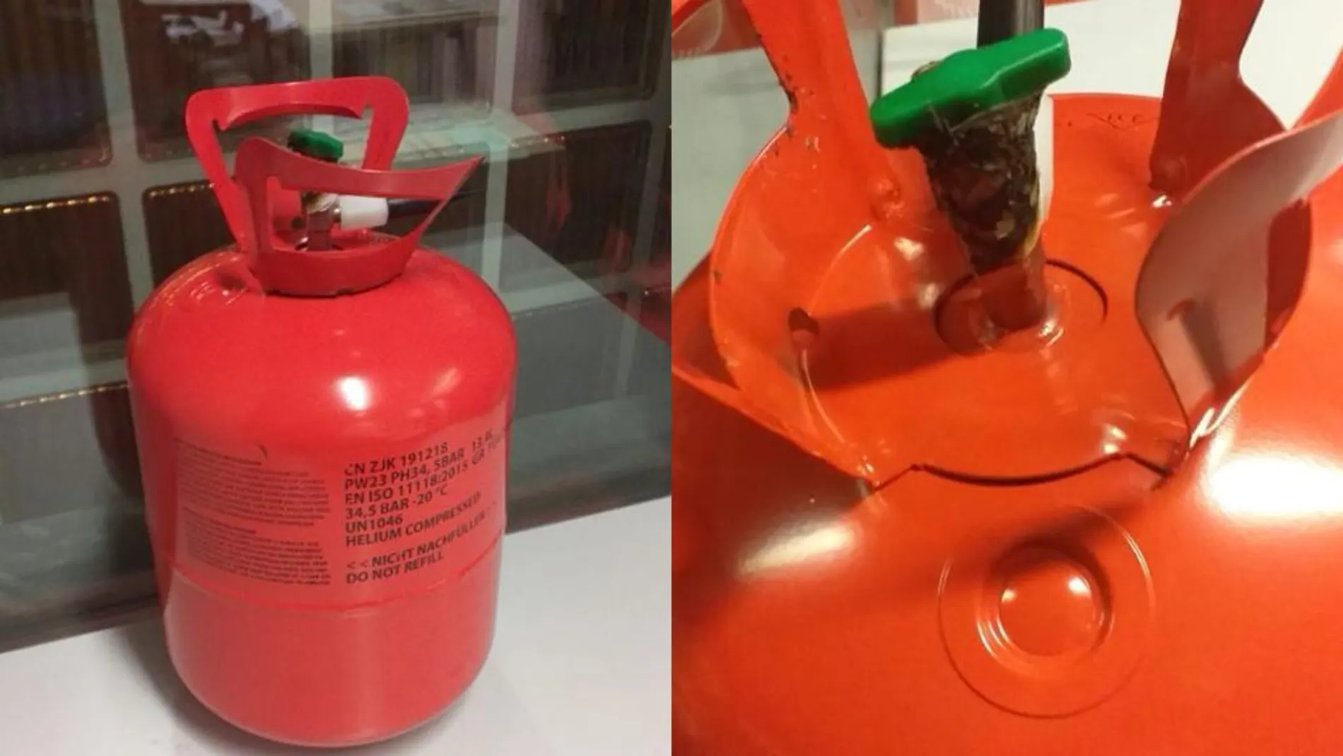 Bombona preparada para explotar en el centro de Barcelona Bombona preparada para explotar en el centro de Barcelona