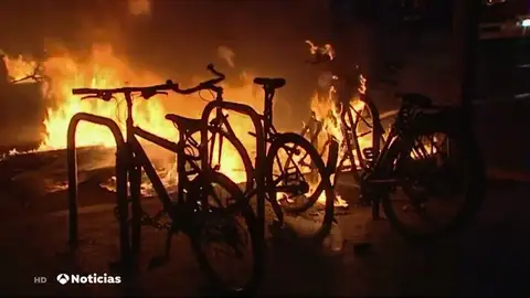 Los destrozos por los disturbios en Barcelona rondan los dos millones de euros Los destrozos por los disturbios en Barcelona rondan los dos millones de euros