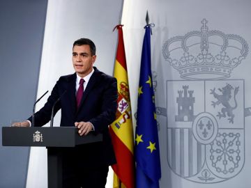 Imagen de archivo de Pedro Sánchez en Moncloa