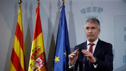 Fernando Grande-Marlaska ante los medios Fernando Grande-Marlaska ante los medios