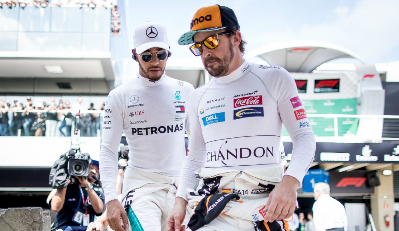 Fernando Alonso y Lewis Hamilton Fernando Alonso y Lewis Hamilton