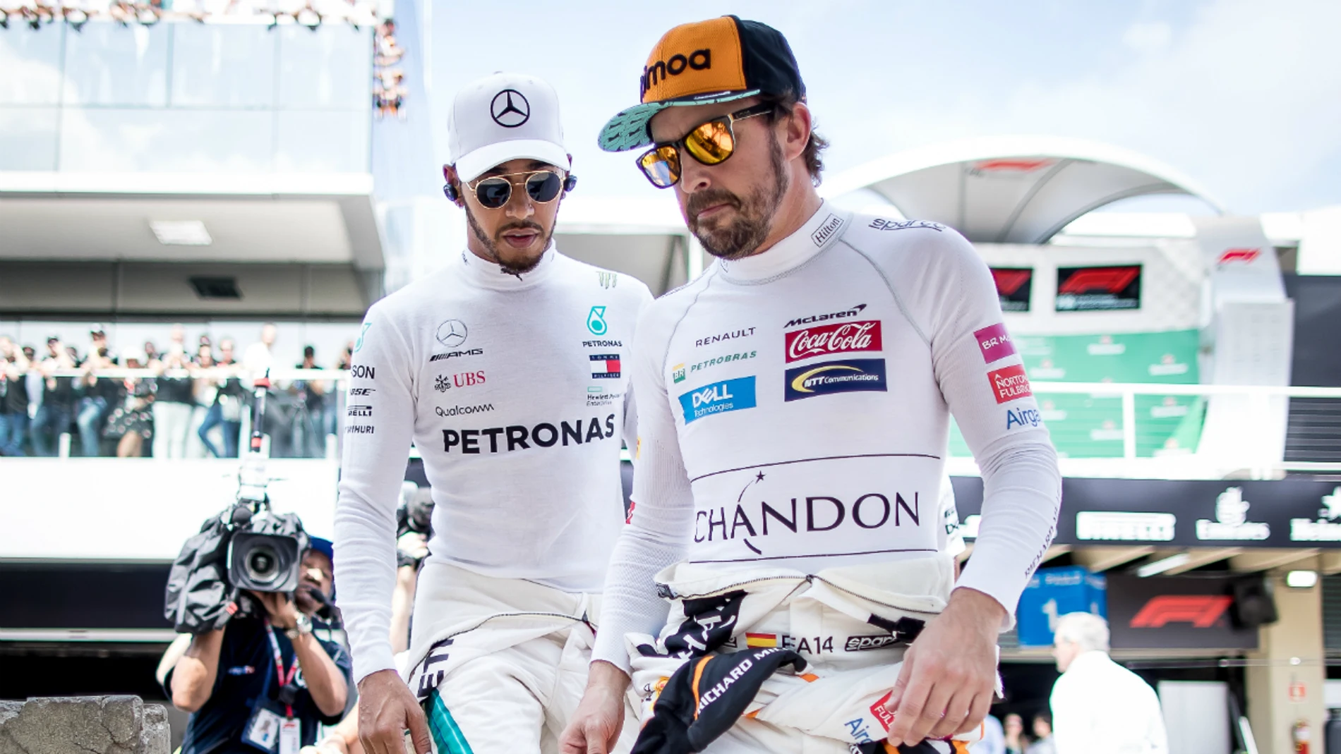 Fernando Alonso y Lewis Hamilton Fernando Alonso y Lewis Hamilton