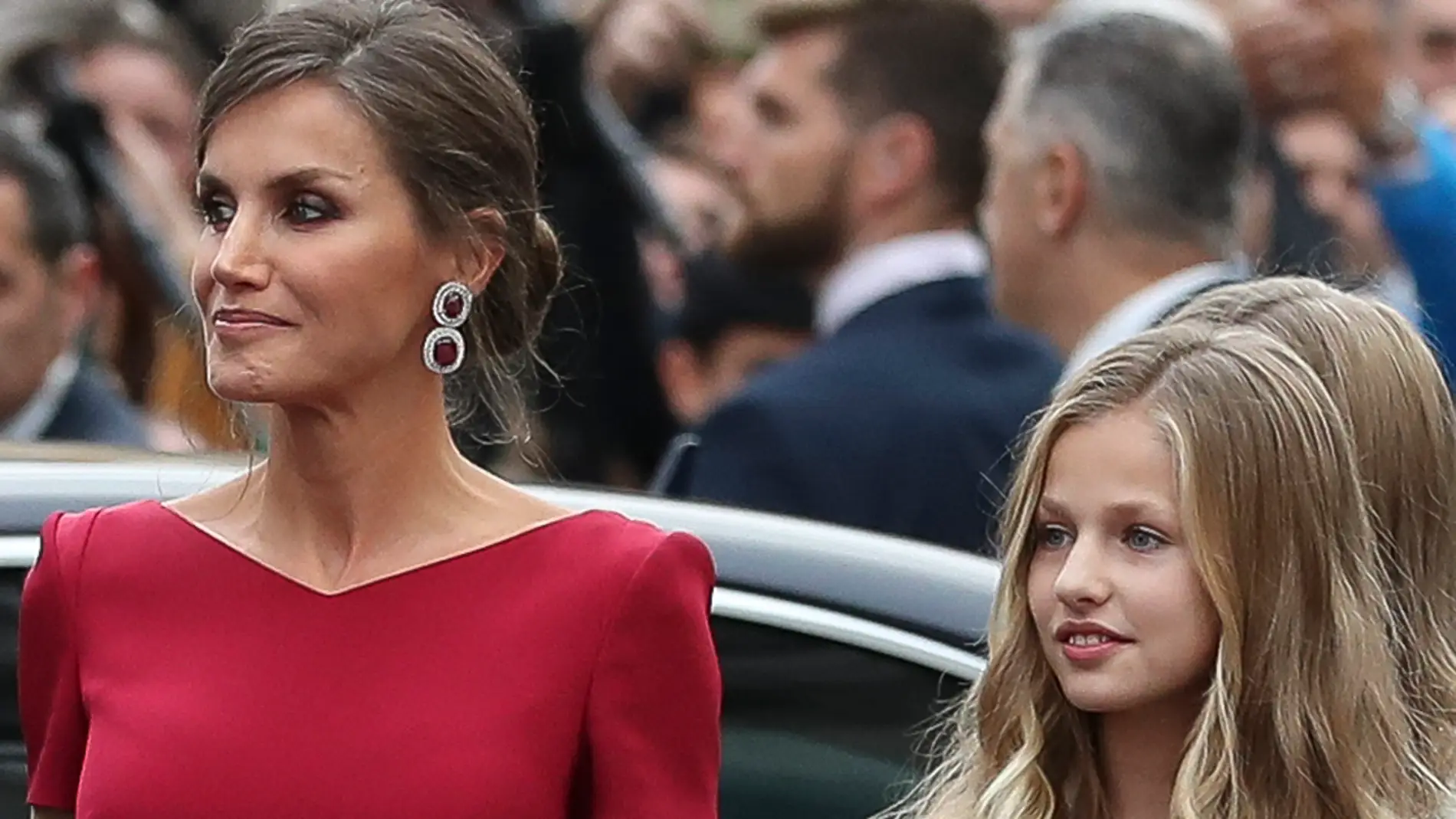 La reina Letizia y la princesa Leonor