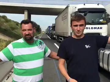 La desesperante situación de los camioneros en La Junquera La desesperante situación de los camioneros en La Junquera
