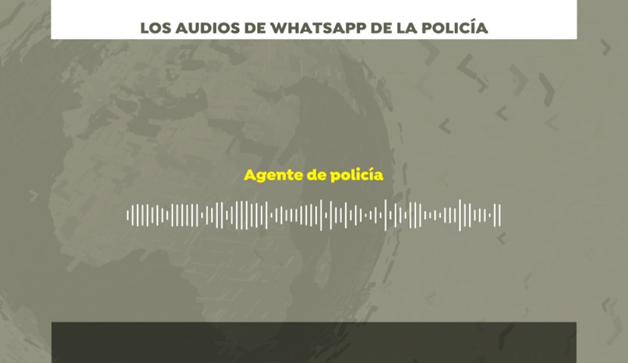 Los audios de WhatsApp que denuncian el "infierno" de los policías en Barcelona: "Es una puta locura, los compañeros caen inconscientes" Los audios de WhatsApp que denuncian el "infierno" de los policías en Barcelona: "Es una puta locura, los compañeros caen inconscientes"