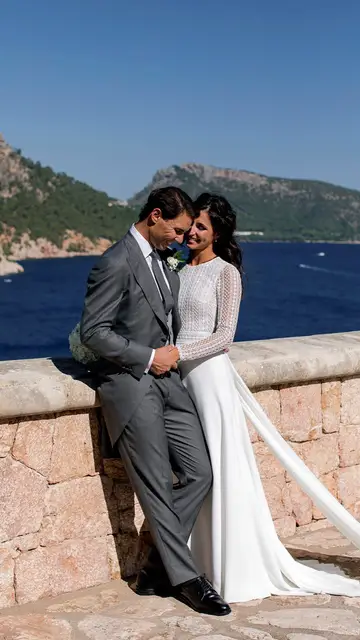 Rafa Nadal y Xisca Perelló, durante su boda Rafa Nadal y Xisca Perelló, durante su boda