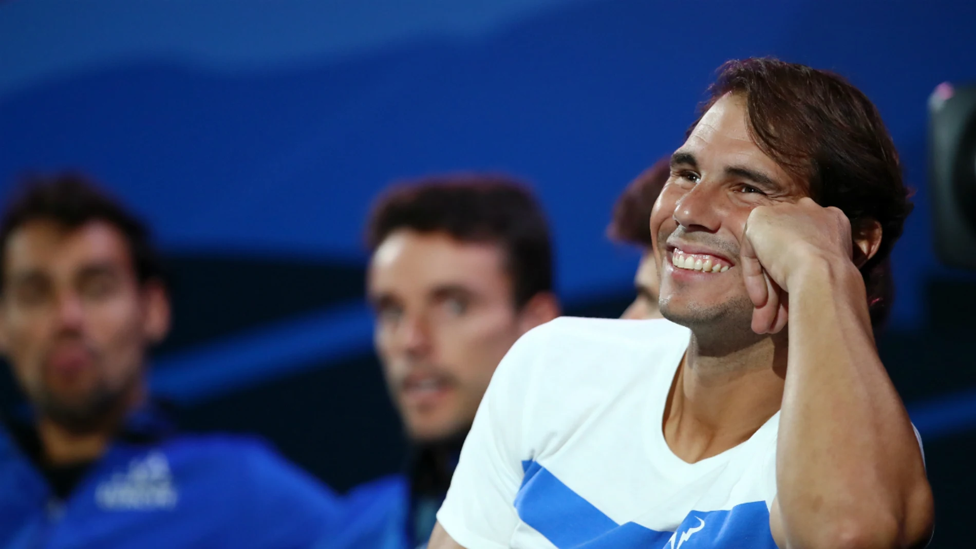 Rafa Nadal, sonriente Rafa Nadal, sonriente