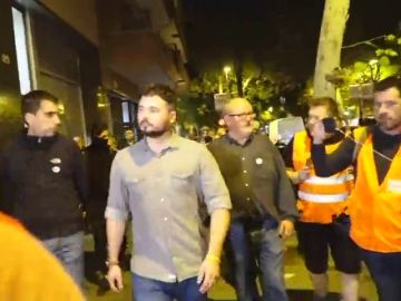 Increpan a Gabriel Rufián al grito de "botifer" en la manifestación de Barcelona
