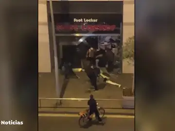 Saqueos y disturbios en Barcelona Saqueos y disturbios en Barcelona
