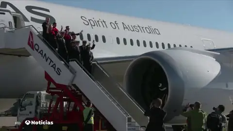 Vuelo desde Sidney a Nueva York de Qantas Airways nueva avion
