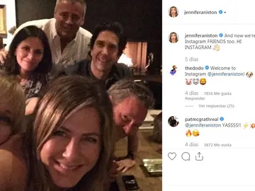 La reunión de 'Friends' La reunión de 'Friends'