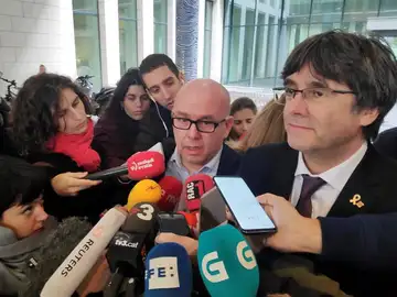 El abogado Gonzalo Boye, con Carles Puigdemont (Archivo) El abogado Gonzalo Boye, con Carles Puigdemont (Archivo)
