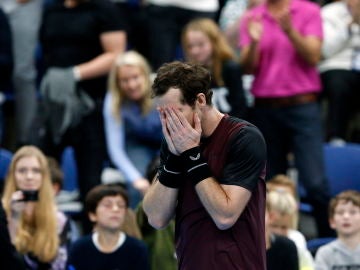 Andy Murray rompe a llorar tras ganar en Amberes