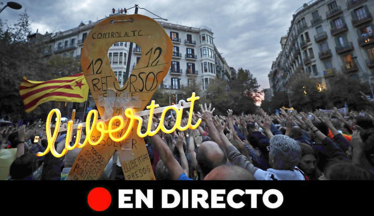 Última hora Cataluña: Manifestaciones y protestas en Barcelona hoy, en directo Última hora Cataluña: Manifestaciones y protestas en Barcelona hoy, en directo