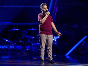 Bryan Muñoz canta ‘La incondicional’ en las Audiciones a ciegas de ‘La Voz Kids’