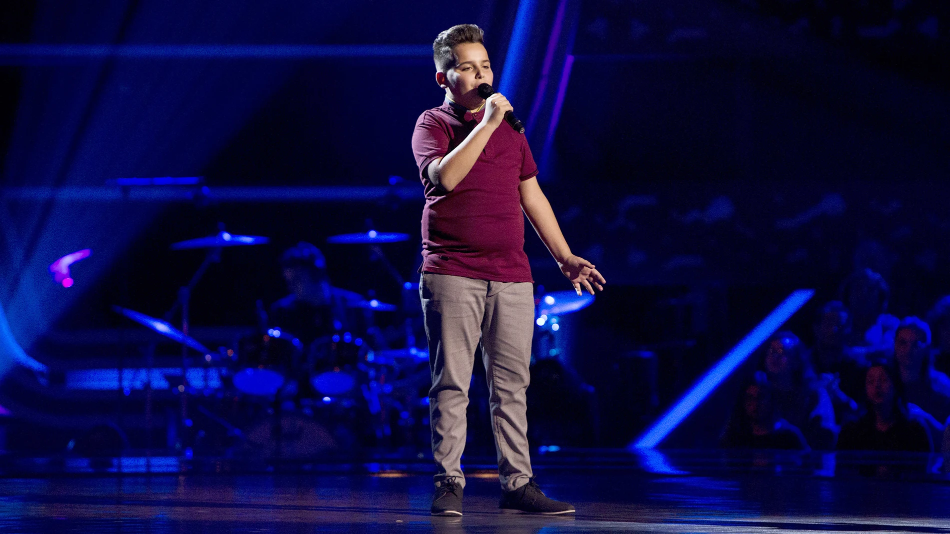 Bryan Muñoz canta ‘La incondicional’ en las Audiciones a ciegas de ‘La Voz Kids’