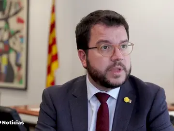 El vicepresidente de la Generalitat, Pere Aragonés, dice que "es el momento de hablar" El vicepresidente de la Generalitat, Pere Aragonés, dice que "es el momento de hablar"