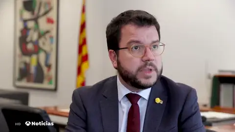 El vicepresidente de la Generalitat, Pere Aragonés, dice que "es el momento de hablar" El vicepresidente de la Generalitat, Pere Aragonés, dice que "es el momento de hablar"