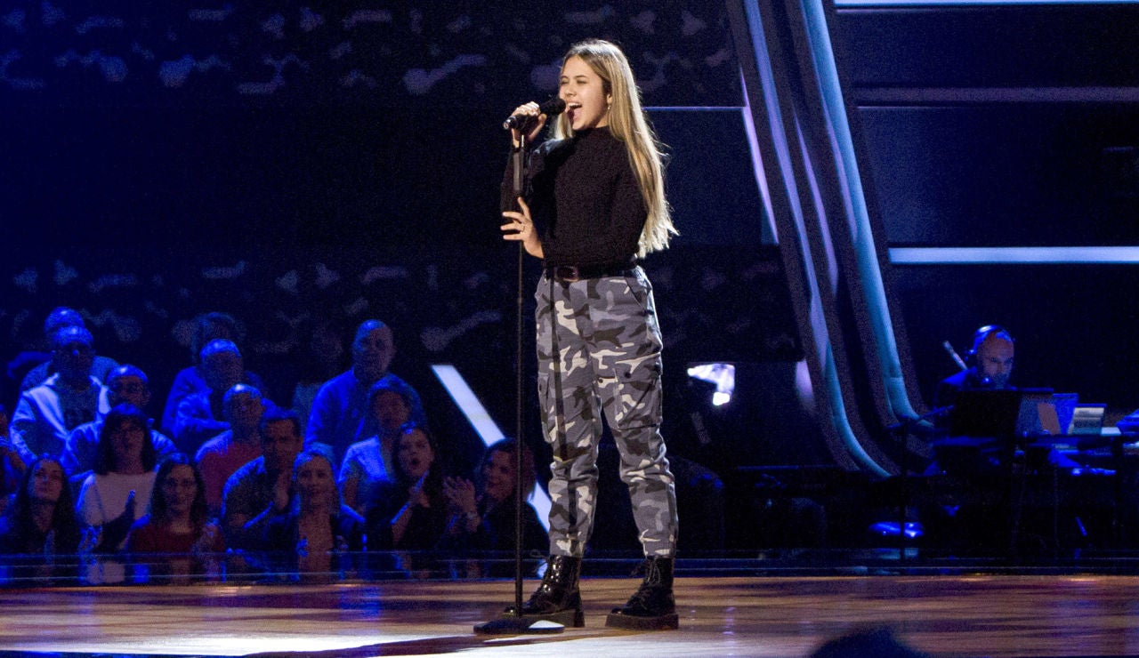 Julia Gon&ccedil;alves canta &lsquo;Something&rsquo;s got a hold on me&rsquo; en las Audiciones a ciegas de &lsquo;La Voz Kids&rsquo;