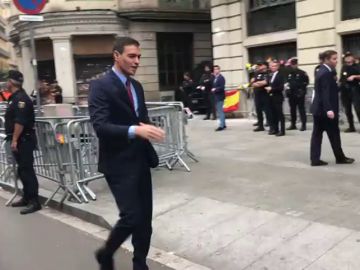 Sánchez llega a Barcelona