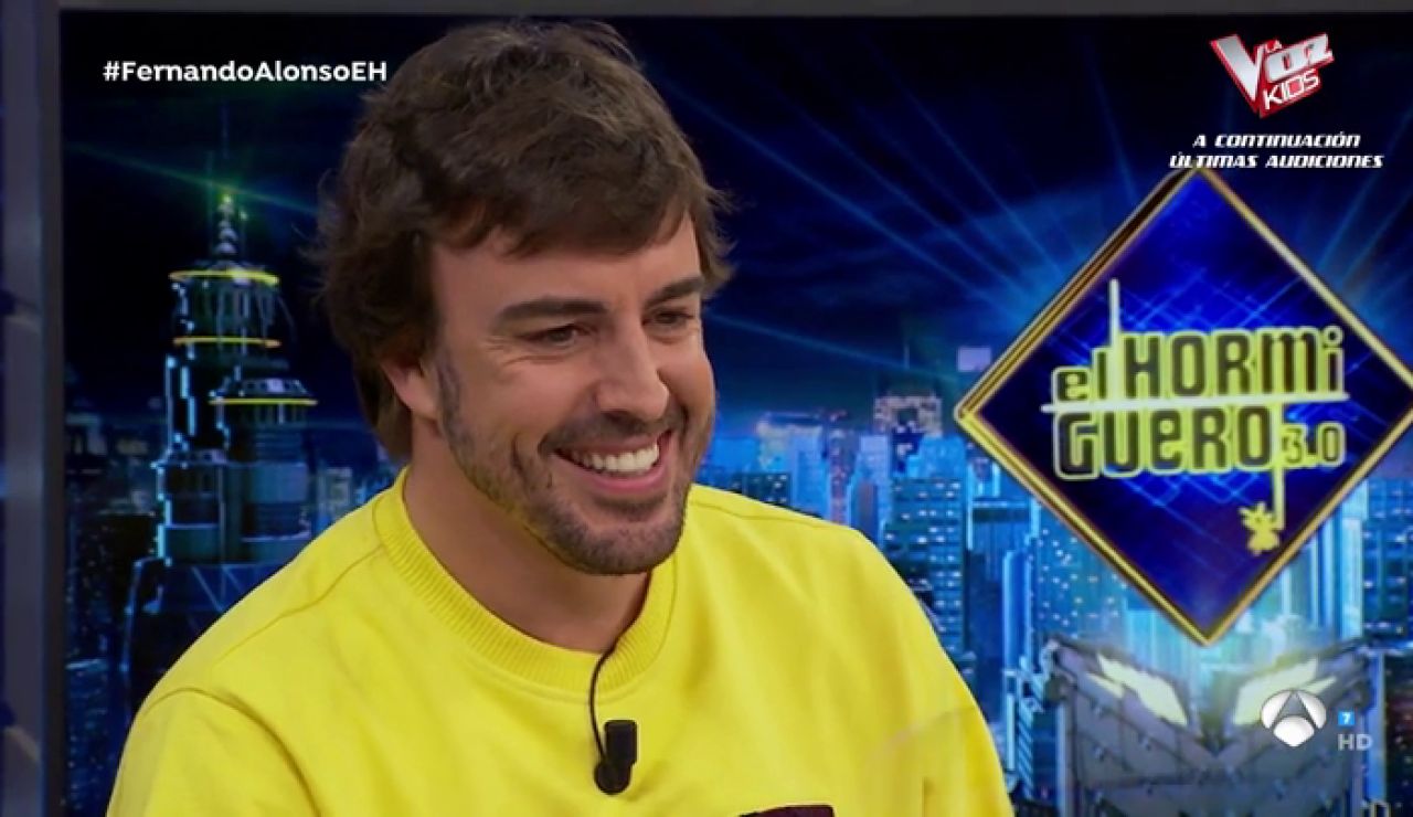 Fernando Alonso, en 'El Hormiguero 3.0' Fernando Alonso, en 'El Hormiguero 3.0'