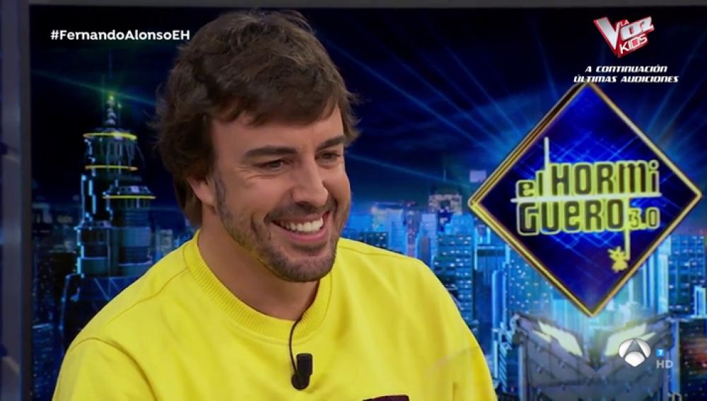 Fernando Alonso, en 'El Hormiguero 3.0'