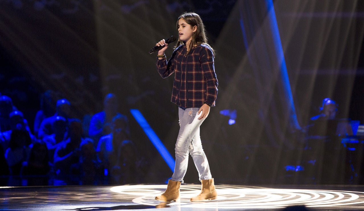 Actuaci&oacute;n Marta P&eacute;rez &lsquo;You are the reason&rsquo; en las Audiciones a ciegas de &lsquo;La Voz Kids&rsquo;