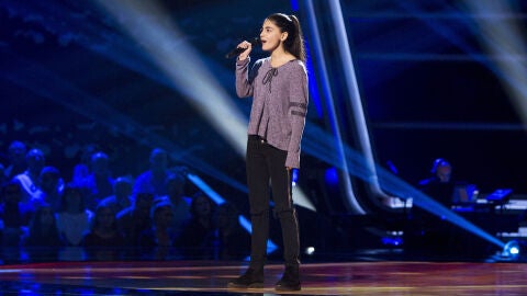 Actuaci&oacute;n Irene Barrera &lsquo;Va todo al ganador&rsquo; en las Audiciones a ciegas de &lsquo;La Voz Kids&rsquo;