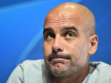 Pep Guardiola, en rueda de prensa Pep Guardiola, en rueda de prensa