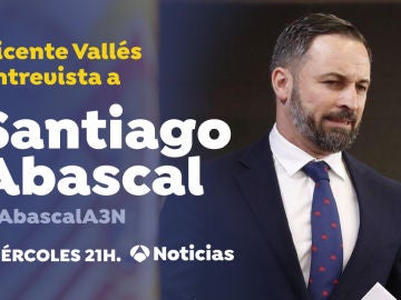 Santiago Abascal, en Antena 3 Noticias