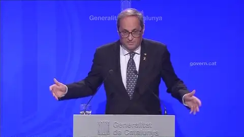 Torra se niega a responder una pregunta sobre la posibilidad de un "conflicto civil sangriento" Torra se niega a responder una pregunta sobre la posibilidad de un "conflicto civil sangriento"
