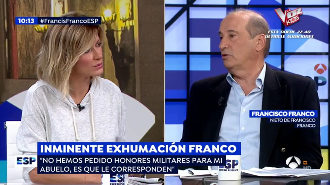 Francisco Franco: "No entiendo el por qué este oscurantismo en esta chapuza"